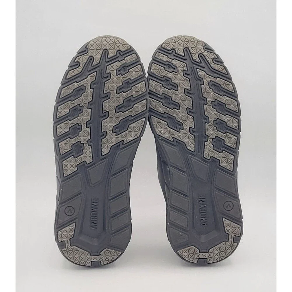 Anodyne No. 46 Mens Sport Jogger Black Grey Diabetic Shoes Mens Size 11 M